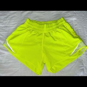 Neon Yellow Lululemon Shorts!!